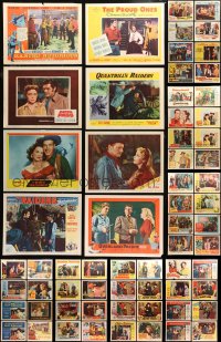 4h0187 LOT OF 109 1950S COWBOY WESTERN LOBBY CARDS 1950s great scenes from several movies!