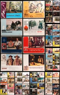 4h0197 LOT OF 80 1970S-80S COWBOY WESTERN LOBBY CARDS 1970s-1980s incomplete sets!