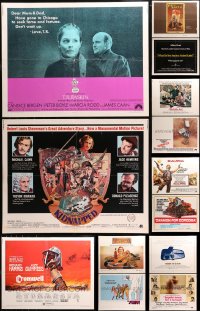 4h0738 LOT OF 13 FORMERLY FOLDED 1970S HALF-SHEETS 1970s great images from a variety of movies!
