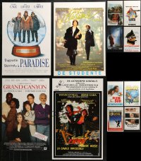 4h0784 LOT OF 16 UNFOLDED BELGIAN POSTERS 1970s-1990s a variety of movie images!