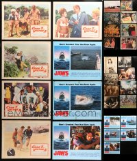 4h0251 LOT OF 37 LOBBY CARDS AND 11X14 STILLS 1930s-1980s great scenes from several movies!