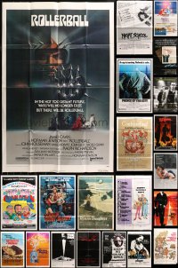 4h0039 LOT OF 96 FOLDED ONE-SHEETS 1970s-1980s great images from a variety of different movies!