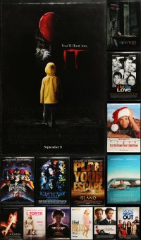 4h0902 LOT OF 20 UNFOLDED MOSTLY DOUBLE-SIDED 27X40 ONE-SHEETS 1990s-2010s cool movie images!