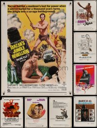 4h0284 LOT OF 12 1970S 30X40S 1970s great images from a variety of different movies!