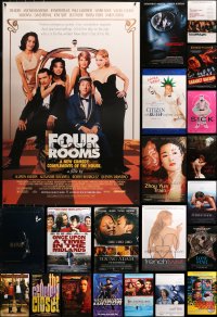4h0866 LOT OF 25 UNFOLDED SINGLE-SIDED 27X40 ONE-SHEETS 1990s a variety of cool movie images!