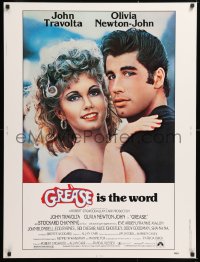 4j0365 GREASE 30x40 1978 c/u of John Travolta & Olivia Newton-John in a most classic musical!