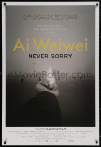 4j0709 AI WEIWEI: NEVER SORRY 1sh 2012 if no free speech, every single life has lived in vain!