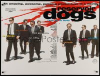 4j0152 RESERVOIR DOGS DS British quad 1992 Quentin Tarantino, Keitel, Buscemi, Penn, NSS version!