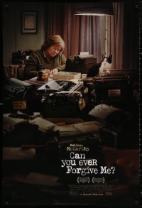 4j0784 CAN YOU EVER FORGIVE ME advance DS 1sh 2018 Melissa McCarthy as Lee Israel, Grant as Hock!