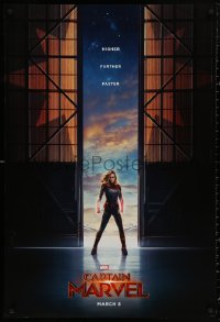 4j0787 CAPTAIN MARVEL teaser DS 1sh 2019 Brie Larson in the title role, higher, further, faster!