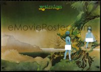 4j0554 YES 24x33 English commercial poster 1975 Yesterdays, surreal album cover art by Roger Dean!