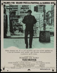 4j0118 TAXI DRIVER French 24x31 1976 Robert De Niro walking in NYC Times Square, Martin Scorsese!