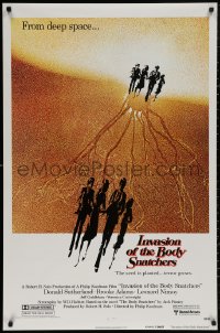 4j0920 INVASION OF THE BODY SNATCHERS advance 1sh 1978 Philip Kaufman sci-fi, read the Dell book!