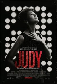 4j0936 JUDY advance DS 1sh 2019 Renee Zellweger in the title role as Garland, End of the Rainbow!