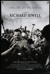 4j1049 RICHARD JEWELL advance DS 1sh 2019 Hauser in the title role, directed by Clint Eastwood!