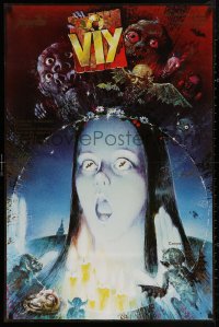 4j0265 VIY OR SPIRIT OF EVIL export Russian 26x39 R1980s wild, completely different horror art!