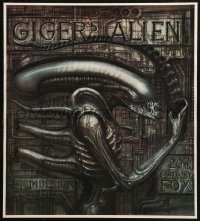 4j0644 ALIEN 20x22 special poster 1990s Ridley Scott sci-fi classic, cool H.R. Giger art of monster!