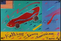 4j0449 ROLLING STONES 22x33 music poster 1981 cool art for their American Tour by Kaz!