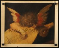 4j0346 ROSSO FIORENTINO 12x15 Italian art print 1960s close-up from his 1520 work Musician Angel!