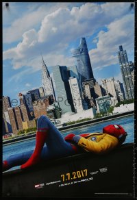 4j1113 SPIDER-MAN: HOMECOMING teaser 1sh 2017 New York City skyline!