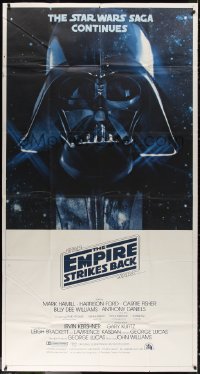 4k0551 EMPIRE STRIKES BACK 3sh 1980 Darth Vader helmet and mask in space, George Lucas classic!