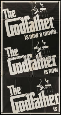 4k0558 GODFATHER 3sh 1972 Francis Ford Coppola crime classic, great art by S. Neil Fujita!