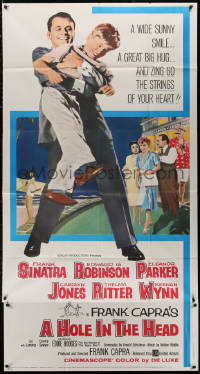 4k0564 HOLE IN THE HEAD 3sh 1959 Frank Sinatra, Edward G. Robinson, Frank Capra, Crockwell art!