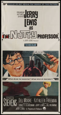4k0586 NUTTY PROFESSOR 3sh 1963 Jerry Lewis & Stella Stevens in Dr. Jekyll & Mr. Hyde spoof!