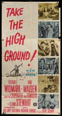 4k0611 TAKE THE HIGH GROUND 3sh 1953 Korean War soldiers Richard Widmark & Karl Malden!