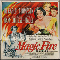 4k0436 MAGIC FIRE 6sh 1955 William Dieterle, art of Yvonne De Carlo & Alan Badel as Richard Wagner!