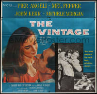 4k0457 VINTAGE 6sh 1957 pretty Pier Angeli, Mel Ferrer, lusty, violent, primitive!