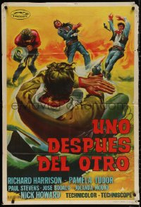 4k0675 ONE AFTER ANOTHER Argentinean 1968 Nick Nostro's Uno dopo l'altro, spaghetti western art!
