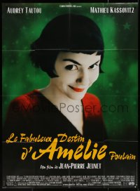 4k0777 AMELIE French 1p 2001 Jean-Pierre Jeunet, great photo of Audrey Tautou by Laurent Lufroy!