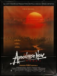 4k0787 APOCALYPSE NOW French 1p R2001 revised version w/ two major formerly cut scenes, Bob Peak art!