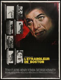4k0828 BOSTON STRANGLER French 1p 1968 best different Boris Grinsson art of Tony Curtis & victims!