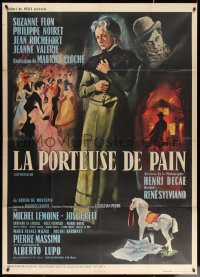 4k0831 BREAD PEDDLER French 1p 1963 Suzanne Flon, La Porteuse de Pain by Maurice Cloche!