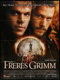 4k0836 BROTHERS GRIMM French 1p 2005 Matt Damon & Heath Ledger, Terry Gilliam, once upon a time!