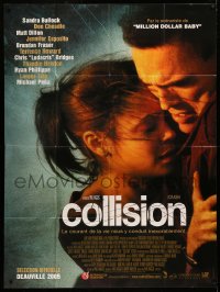 4k0871 CRASH French 1p 2005 super close up of Matt Dillon & Thandie Newton, Collision!