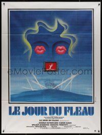 4k0881 DAY OF THE LOCUST French 1p 1975 cool completely different art by Rene Ferracci!