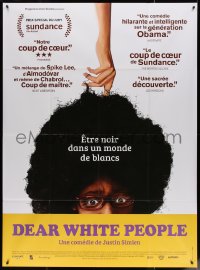 4k0888 DEAR WHITE PEOPLE French 1p 2015 Tyler James Williams, Ivy League college, Justin Simien!
