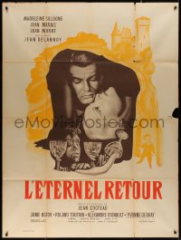 4k0923 ETERNAL RETURN French 1p R1960s Jean Cocteau & Delannoy's L'eternel retour, Marais, Murat