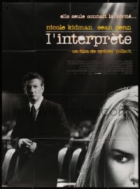 4k1022 INTERPRETER French 1p 2005 Nicole Kidman, Sean Penn, directed by Sydney Pollack!