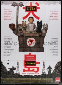 4k1031 ISLE OF DOGS French 1p 2018 Wes Anderson stop-motion fantasy, great wacky image!