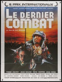 4k1064 LE DERNIER COMBAT French 1p 1983 Luc Besson, Jean Reno, Jolivet, cool different art!