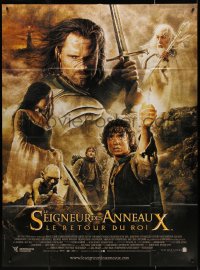 4k1083 LORD OF THE RINGS: THE RETURN OF THE KING French 1p 2003 Peter Jackson, cast montage art!