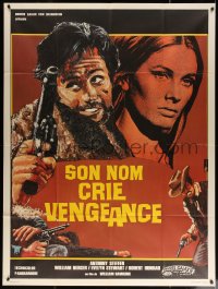 4k1101 MAN WHO CRIED FOR REVENGE French 1p 1968 Il suo nome gridava vendetta, spaghetti western!