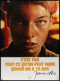 4k1114 MESSENGER teaser French 1p 1999 directed by Luc Besson, c/u of Milla Jovovich as Joan of Arc!