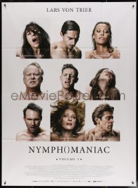 4k1148 NYMPHOMANIAC VOLUME I French 1p 2013 Lars von Trier, Charlotte Gainsbourg, cast portraits!