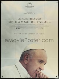 4k1186 POPE FRANCIS: A MAN OF HIS WORD French 1p 2018 Wim Wenders, hope is a universal message!