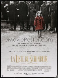 4k1221 SCHINDLER'S LIST French 1p R2018 Steven Spielberg WWII classic, the Girl in the Red Coat!